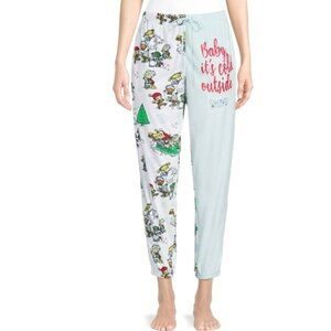 Nickelodeon Rugrats Women's Plus Christmas Holiday Sleep Joggers + Pockets NEW